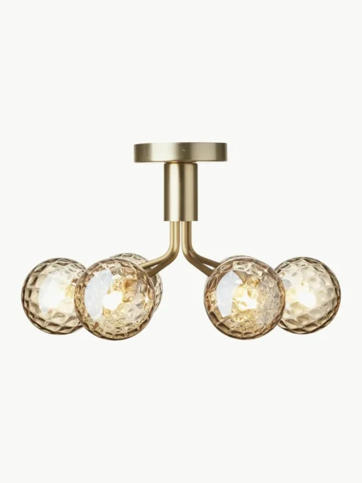 Hanglamp met glazen bollen Apiales