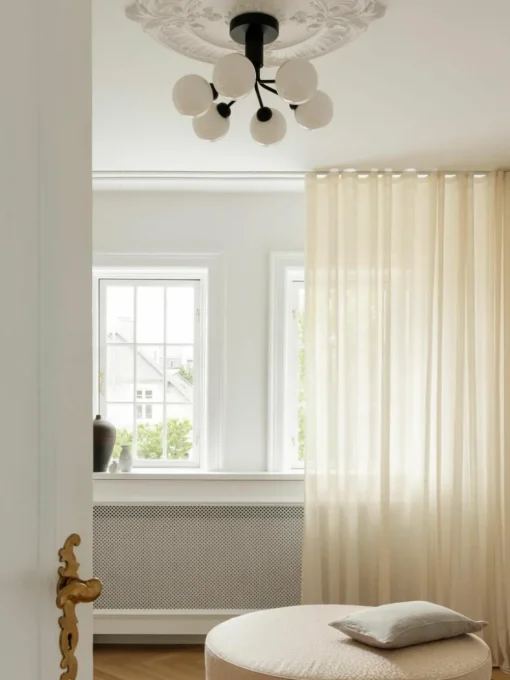 Hanglamp met glazen bollen Apiales
