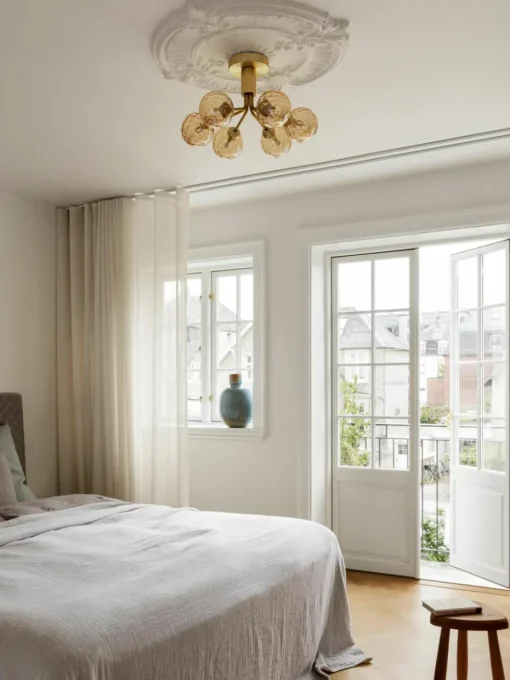Hanglamp met glazen bollen Apiales