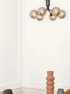 Hanglamp met glazen bollen Apiales