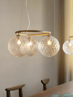 Hanglamp met glazen bollen Miira