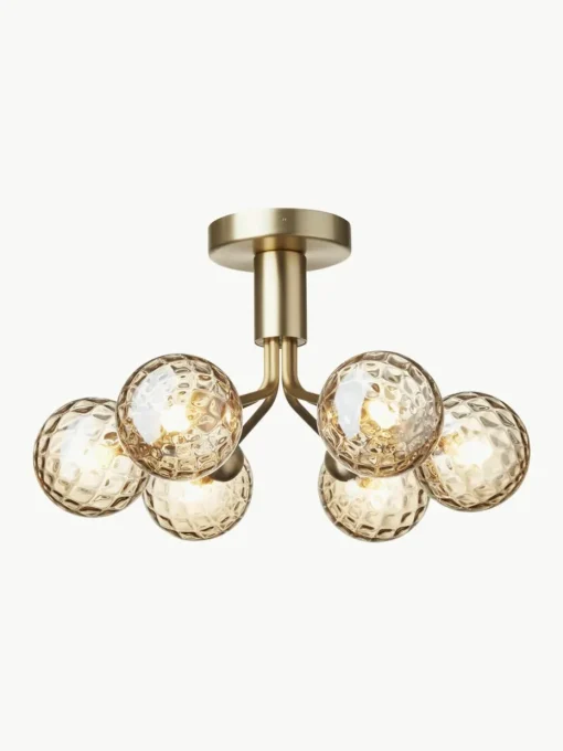 Hanglamp met glazen bollen Apiales