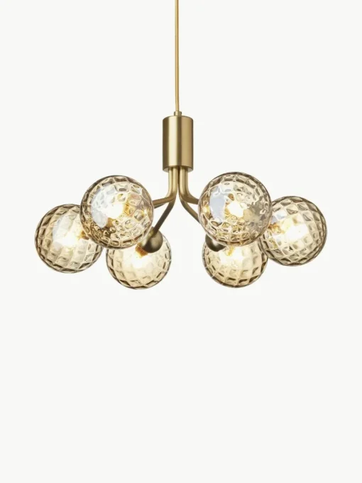 Hanglamp met glazen bollen Apiales