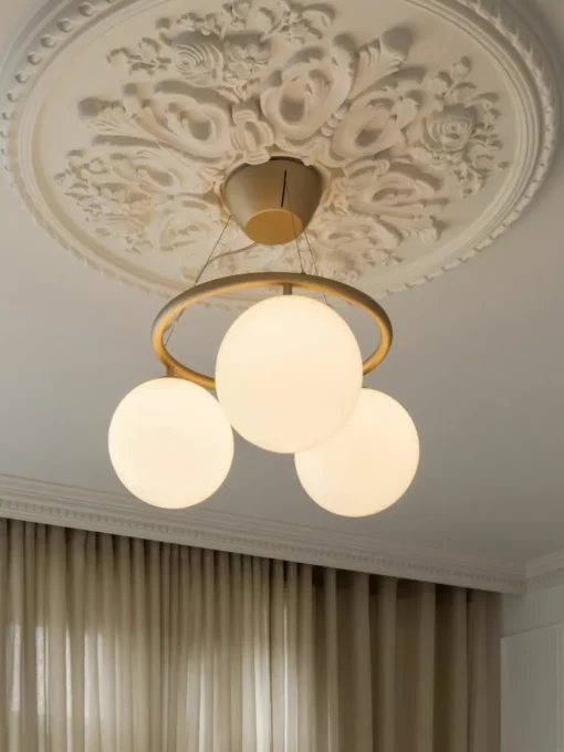 Hanglamp met glazen bollen Miira
