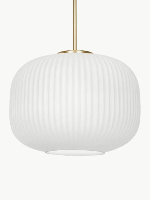 Hanglamp Milford van opaalglas