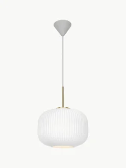 Hanglamp Milford van opaalglas