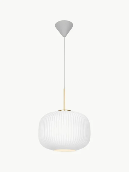 Hanglamp Milford van opaalglas