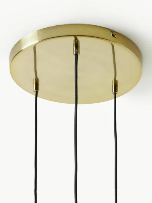 Hanglamp Nyra van gekleurd glas