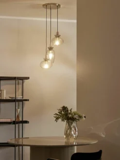 Hanglamp Nyra van gekleurd glas