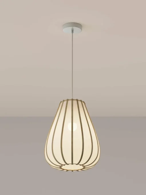 Hanglamp Salma van bamboehout