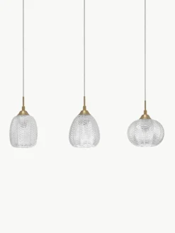 Hanglamp Vario van gesatineerd glas