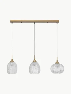 Hanglamp Vario van gesatineerd glas