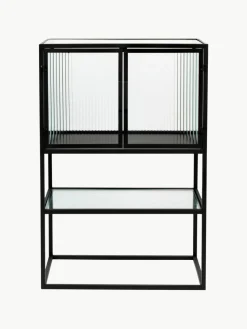 Highboard Boli met gegroefd glas