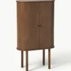Highboard Calary met geribde voorzijde