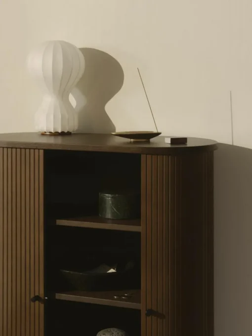 Highboard Calary met geribde voorzijde