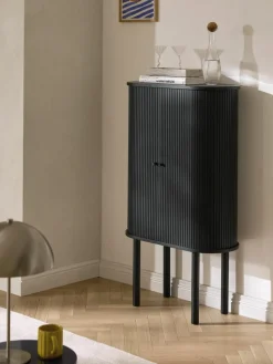 Highboard Calary met geribde voorzijde