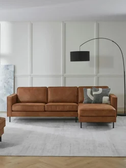 Hoekbank Hunter van gerecycled leer