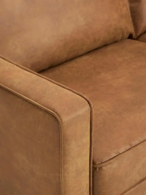 Hoekbank Hunter van gerecycled leer
