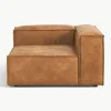 Hoekmodule Lennon van gerecycled leer