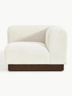 Hoekmodule Natalie van teddy-bouclé