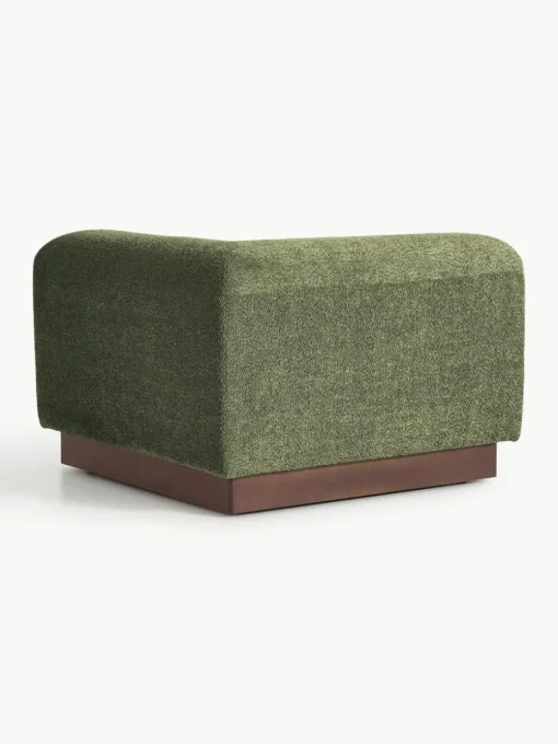 Hoekmodule Natalie van teddy-bouclé