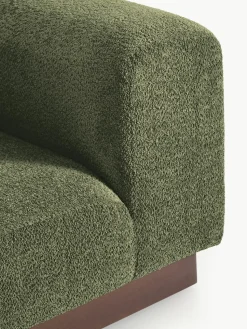 Hoekmodule Natalie van teddy-bouclé