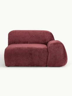 Hoekmodule Wolke van teddy-bouclé