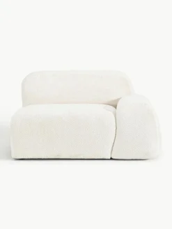 Hoekmodule Wolke van teddy-bouclé