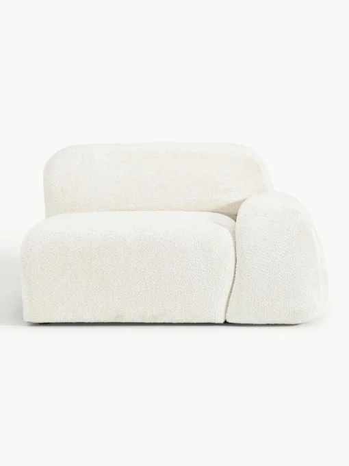 Hoekmodule Wolke van teddy-bouclé