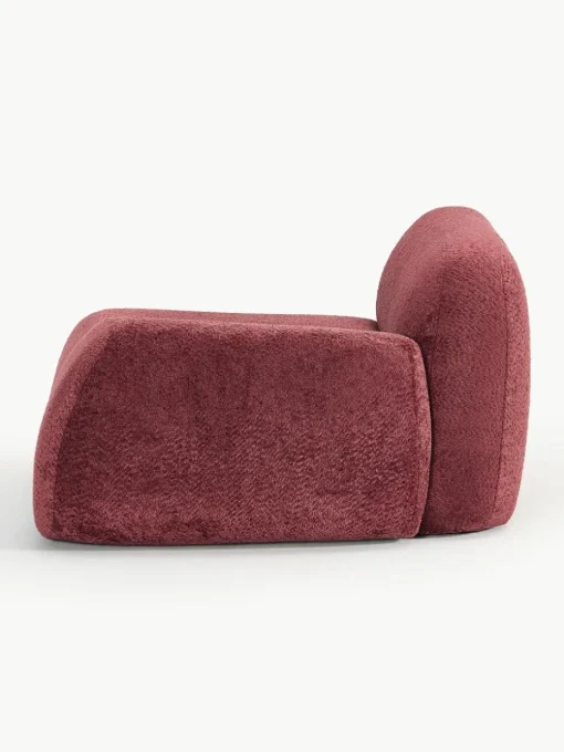 Hoekmodule Wolke van teddy-bouclé