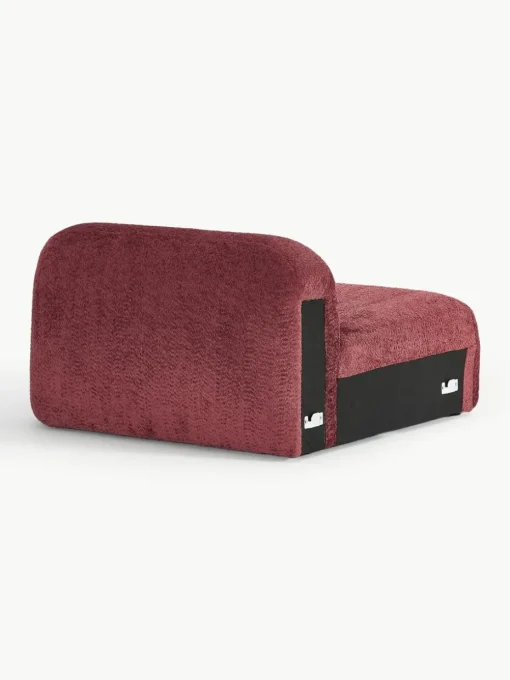 Hoekmodule Wolke van teddy-bouclé