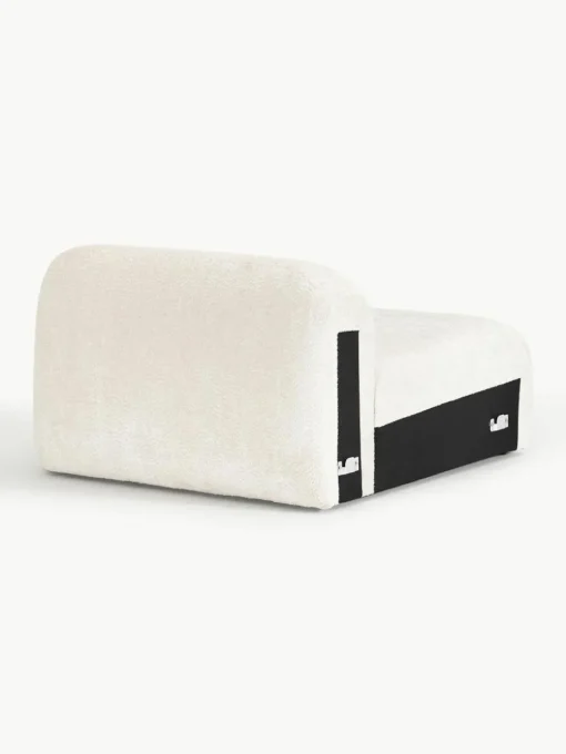 Hoekmodule Wolke van teddy-bouclé