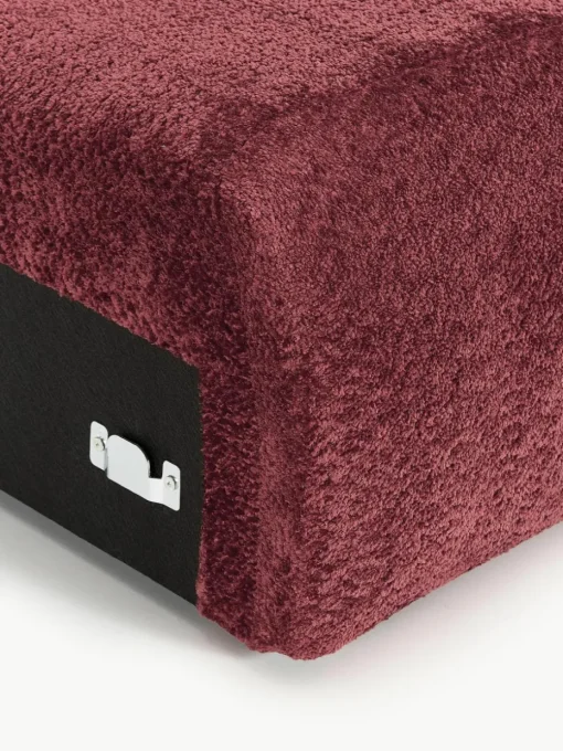Hoekmodule Wolke van teddy-bouclé