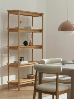 Hoge houten wandkast Libby