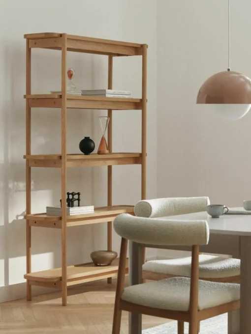 Hoge houten wandkast Libby