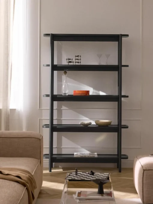 Hoge houten wandkast Libby