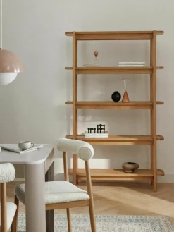 Hoge houten wandkast Libby