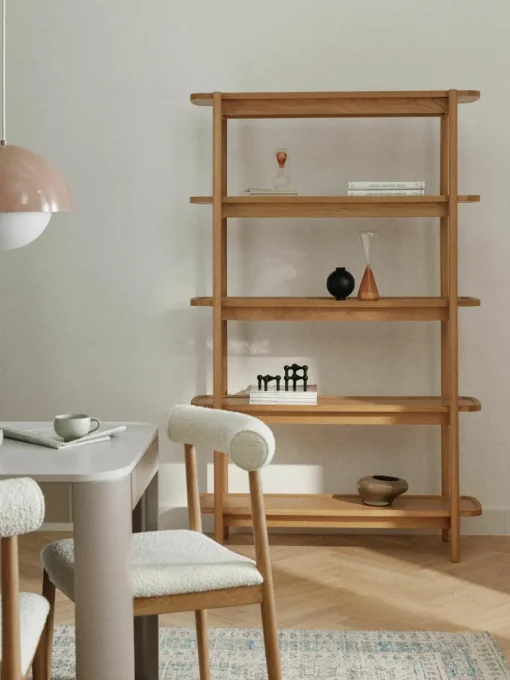 Hoge houten wandkast Libby