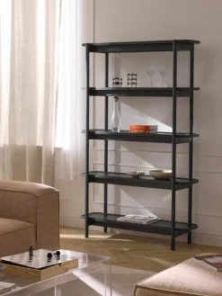 Hoge houten wandkast Libby
