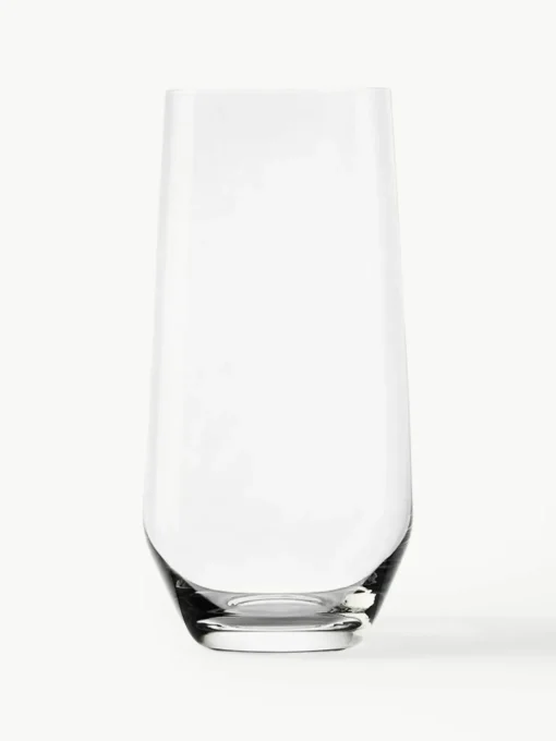 Hoge kristallen glazen Revolution, 6 stuks