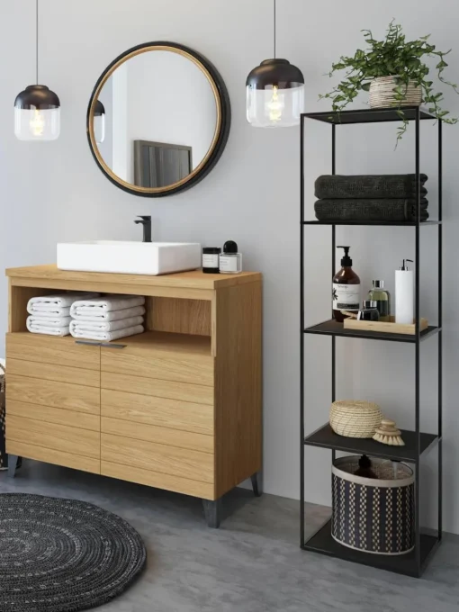 Hoge metalen wandrek Expo
