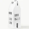 Hoge porseleinen lichthuis Living, H 22 cm