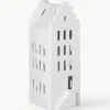 Hoge porseleinen lichthuis Living, H 20 cm