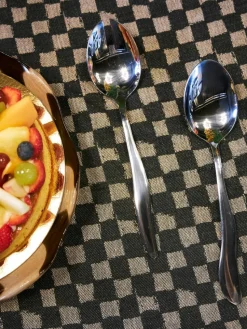 Hoogglans gepolijst Waverly saladebestek