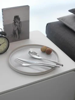 Hoogglans gepolijste bestekset Bamboo, 6 personen (24-delig)