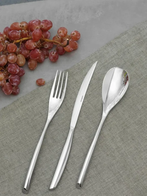 Hoogglans gepolijste bestekset Bamboo, 6 personen (24-delig)