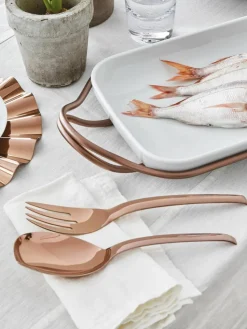 Hoogglans gepolijste saladebestek Living