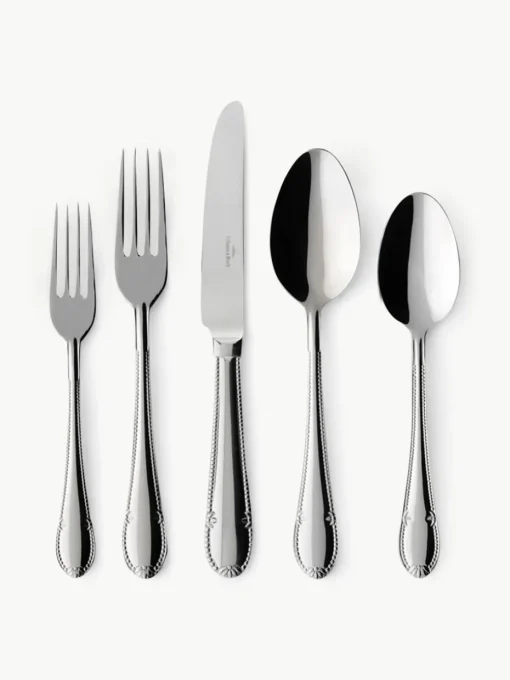 Hoogglanzend bestekset Mademoiselle, 6 personen (30-delig)