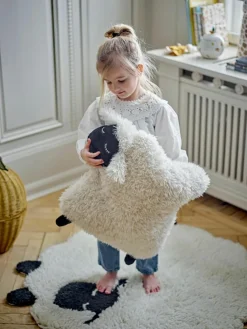 Hoogpolig kindervloerkleed Dolly van wol