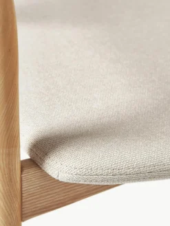 Houten armstoel Angelina met zitkussen